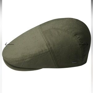 NWT Bailey 1922 Roan Olive Green Flat  Cap - L